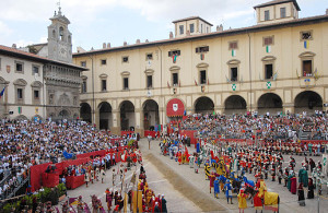 piazza grande giostra del saracino 300x195 LA GIOSTRA DEL SARACINO